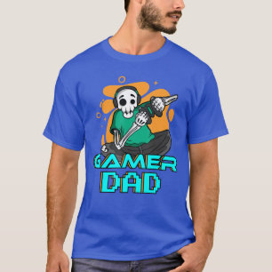 Camiseta Pai Gamer Masculino Piada de Jogo Engraçada para M