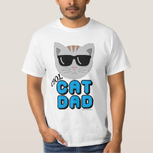 Camiseta Pai Gato Legal Roupa de homem amante de gatos