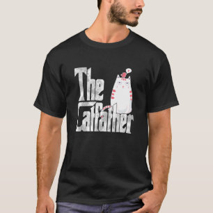Camiseta Pai Gato O Catfather Louco Pai Gato Entediado Kitt