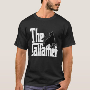 Camiseta Pai Gato O Padrinho do Gato Café Louco Pai do Gato