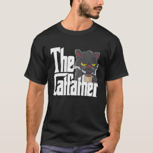 Camiseta Pai Gato O Padrinho do Gato Café Louco Pai do Gato