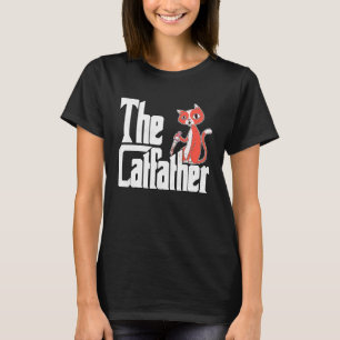 Camiseta Pai Gato O Padrinho do Gato Faca Louca Pai do Gato