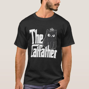 Camiseta Pai Gato O Padrinho do Gato Louco Malvado Pai do G