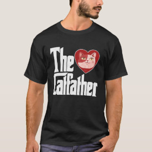 Camiseta Pai Gato O Padrinho do Gato Pai do Gato Louco Pai