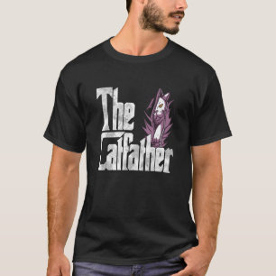 Camiseta Pai Gato O Padrinho do Gato Pai do Gato Louco Pai