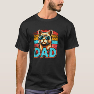 Camiseta Pai Gato, Pai Ama Gatos