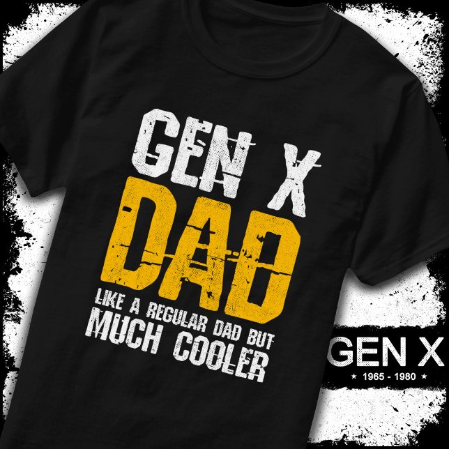 Camiseta Pai Geração X Gen Xer Pai 60s 70s Pai 80s Gen X (Criador carregado)