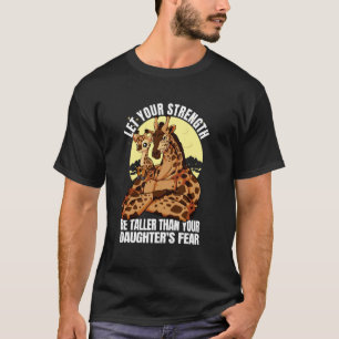 Camiseta Pai Girafa Protetor para Filha no Dia dos Pais