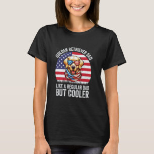 Camiseta Pai Golden Retriever Como Pai Normal mas Mais Lega