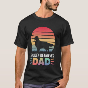 Camiseta Pai Golden Retriever Divertido Golden Retriever