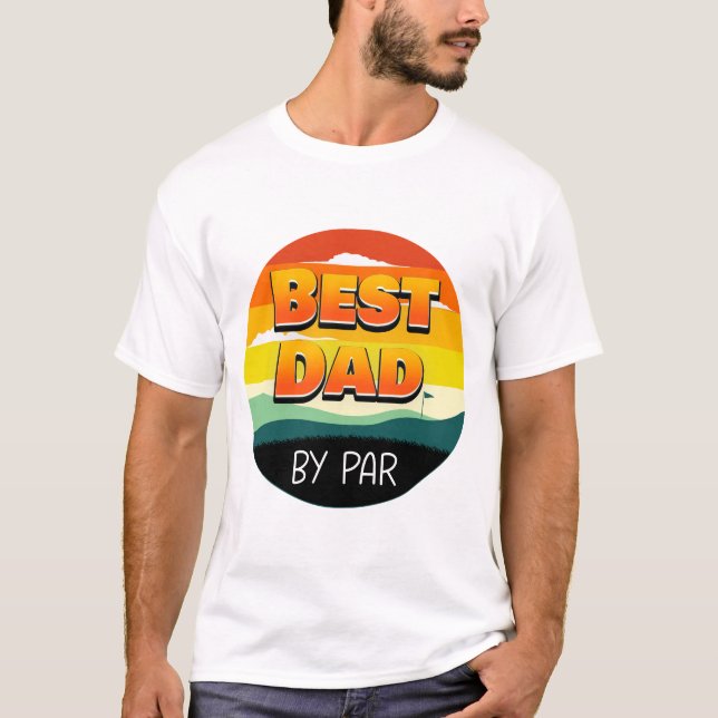Camiseta Pai Golfer Melhor Pai De Par (Frente)
