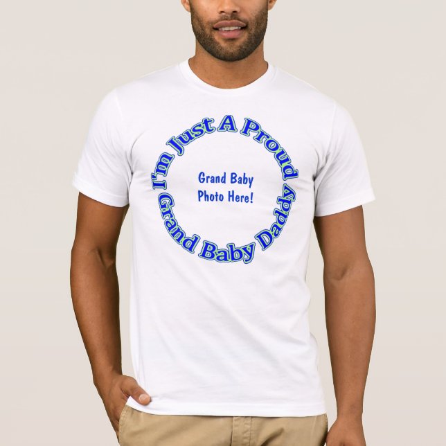 Camiseta Pai grande do bebê (Frente)