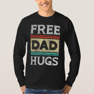 Camiseta Pai Gratuito Hug Im Pai Vovô Vacinado Equipado