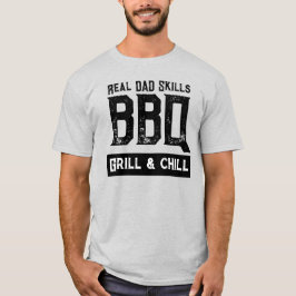 Camiseta Pai Grillmaster legal engraçado