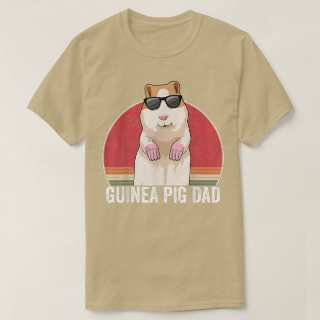 Camiseta Pai guineense Proprietário do  Guiné Pig Roupa (Frente do Design)