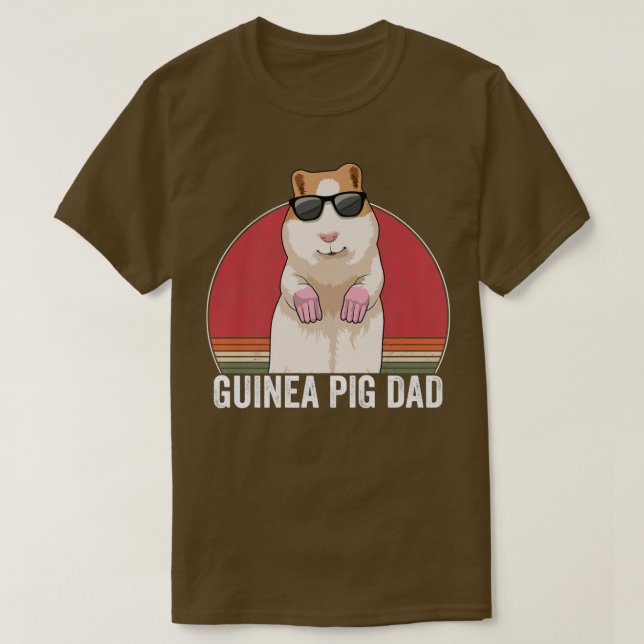 Camiseta Pai guineense Proprietário do  Guiné Pig Roupa (Frente do Design)