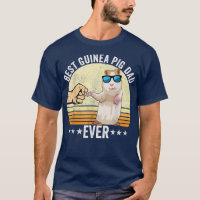 Pai Guineense Proprietário Do Guiné Pig Roupa Ret