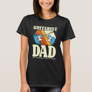 Camiseta Pai Guitarrista Como Um Pai Normal Só Que Mais Leg