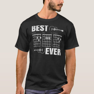 Camiseta Pai Guitarrista de Corda de Violão, Melhor Pai, Fa