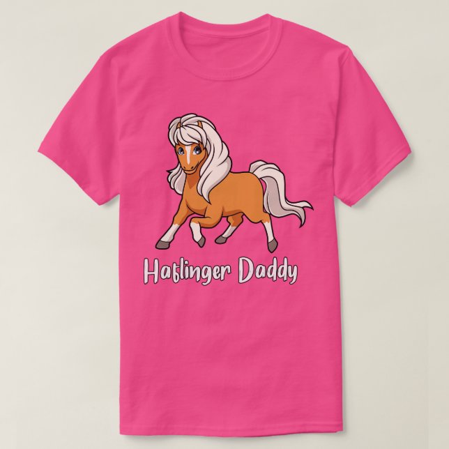 Camiseta Pai Haflinger do tórax (Frente do Design)