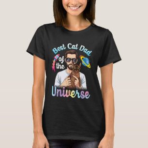 Camiseta Pai Havana Brown Melhor Pai de Gato do Universo C