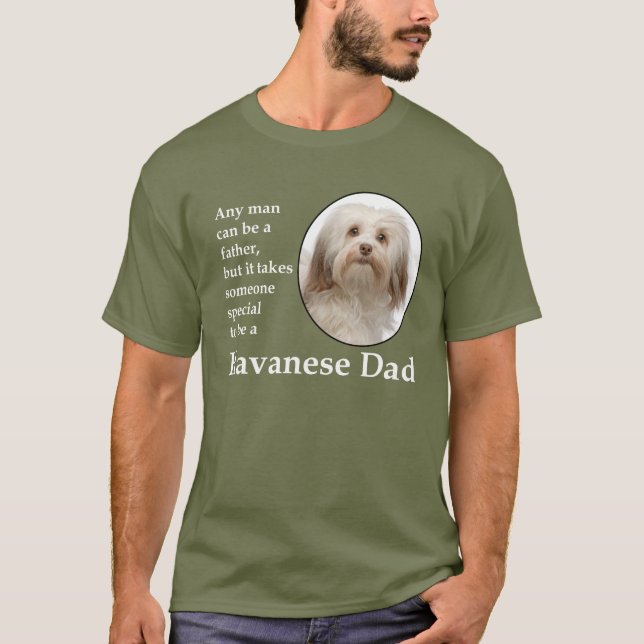 Camiseta Pai Havanese T-Shirt (Frente)