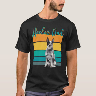 Camiseta Pai Heeler I Cão Bovino Australiano I Família Domé