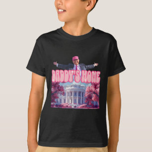 Camiseta Pai Home Trump Pink Trump Won 2024 Take Americ