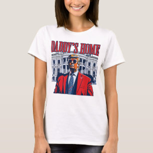 Camiseta Pai Home Trump Presente de Trump na Casa Branca
