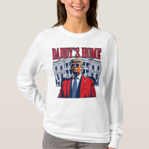 Camiseta Pai Home Trump Presente de Trump na Casa Branca