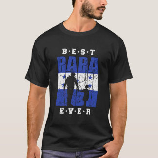 Camiseta Pai Hondurenho Da Bandeira De Honduras Papai Do Da