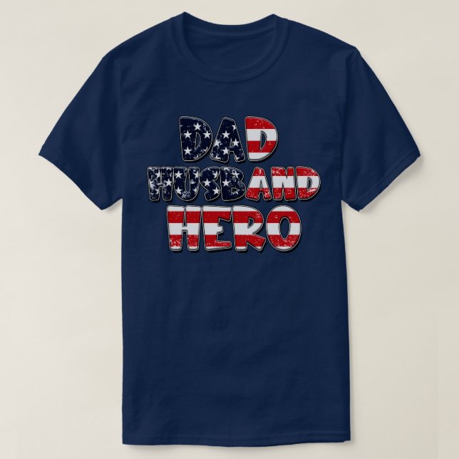 Camiseta Pai Hus Hero (Frente do Design)