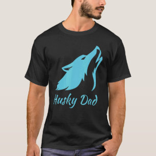Camiseta Pai Husky Engraçado Dono de Cachorro Husky Siberia