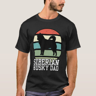 Camiseta Pai I Retro Rouco Siberiano Husky