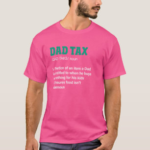 Camiseta Pai Imposto Definição Engraçado Homens Pai Anivers