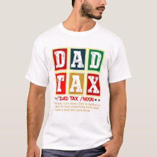 Camiseta Pai Imposto Engraçado Citação Pai