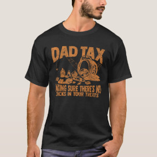 Camiseta Pai Imposto Sobre O Halloween Trick Ou Tratar Pai