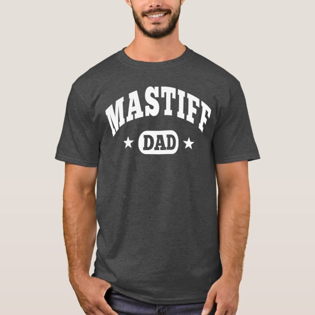 Camiseta Pai inglês do Mastiff (Frente)