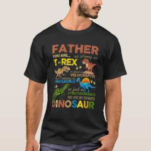 Camiseta Pai Inteligente Forte Você é o meu Dinossauro Favo
