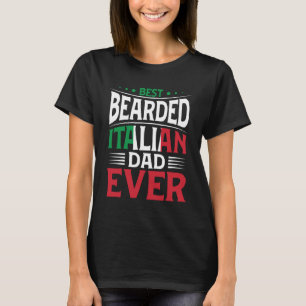 Camiseta Pai Italiano Com Melhor Comportamento Bandeira Raí