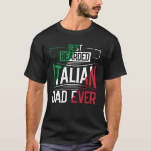 Camiseta Pai Italiano Com Melhor Comportamento Bandeira Raí