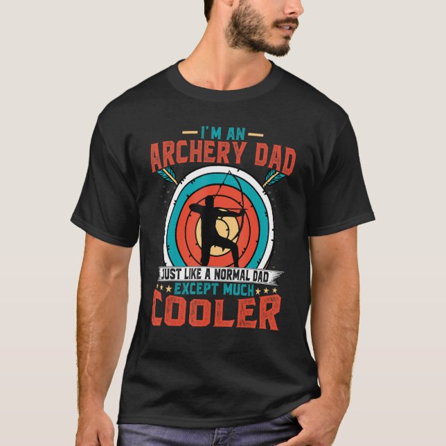 Camiseta Pai Iu2019m, um Pai Archery Archer (Frente)