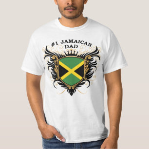 Camiseta Pai jamaicano do número um