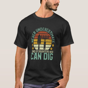 Camiseta Pai Jardineiro de Filhas Engraçado Dito de Jardine