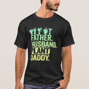 Camiseta Pai Jardineiro Paisagista Marido Plant Daddy