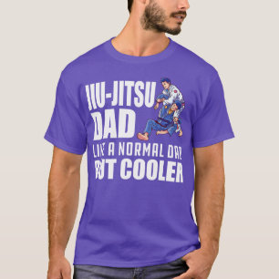 Camiseta Pai JiuJitsu como um pai normal, mas mais frio w