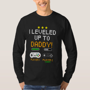 Camiseta Pai Jogador Jogador Progresso Bar Jogo Jogo Bebê