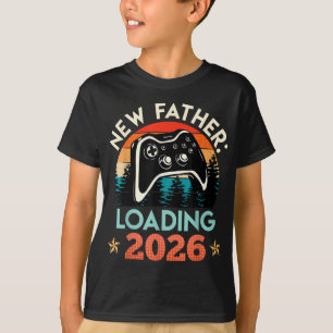 Camiseta Pai Jogador Novo Pai Carregando Pai Futuro Engraça