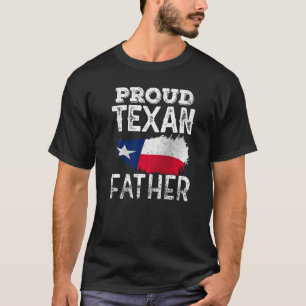 Camiseta Pai Justo do Pai Texano Patriótico do Orgulho do T