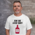 CAMISETA PAI KETCHUP 4 BOAS VEZES T-SHIRTS FUNNY T-SHIRT<br><div class="desc">KETCHUP PARA OS BONS TEMPOS T-SHIRTS HOODIDIS E SUEATSHIRTS</div>